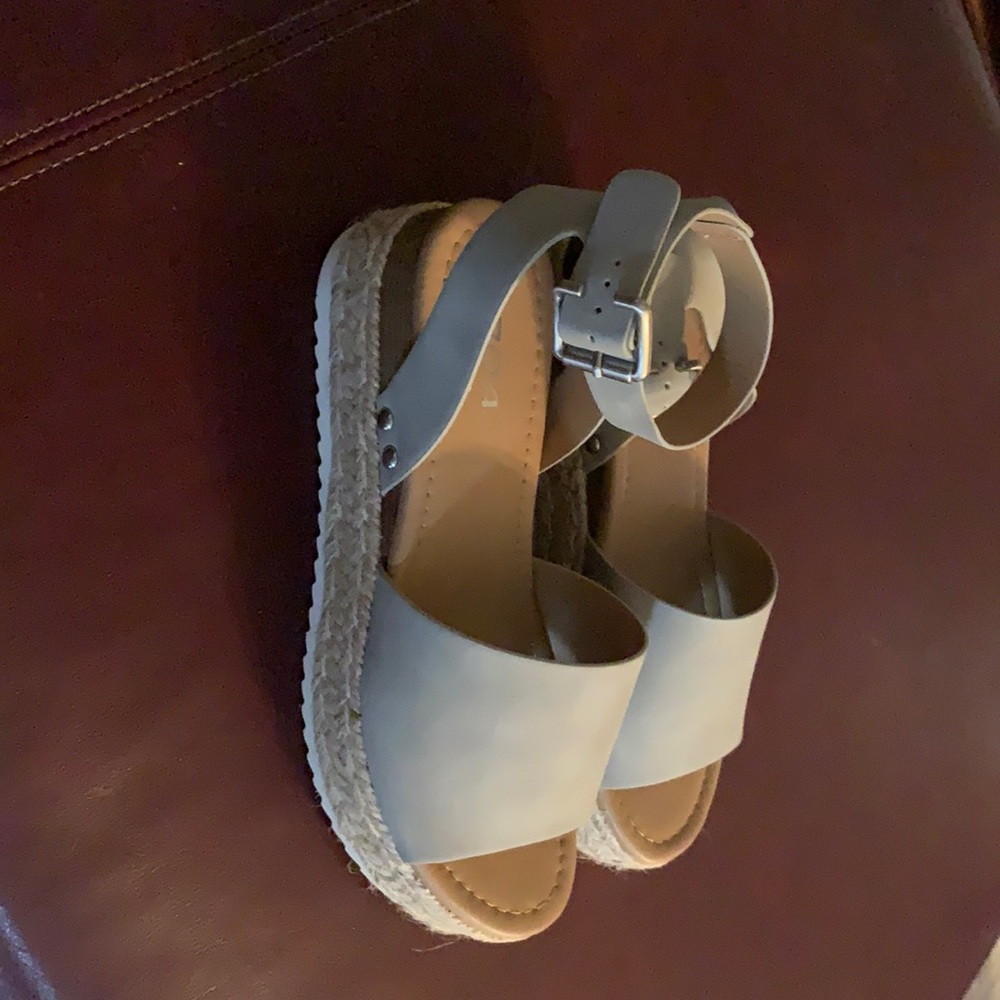 Soda platform sandals.